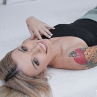 Tall young blonde bitch Lindsey Lane gets pumped with a rock solid shaft