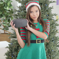 Petite girl Vina Skyy having wild Xmas POV fucking