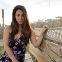 Stunning Eva Lovia posing in Bikini at the Beach