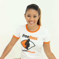 Asian Babe Nikko Jordan wearing her FreeOnes Gear