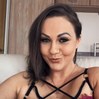Horny beauty Tina Kay getting off home alone