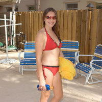 Sequoia Redd takes her Bikini off in the Sunshine