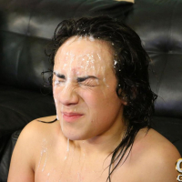 Becca Lee gets glazed after banging two Guys
