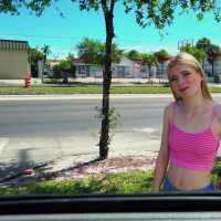 Slim chick Jessica Marie picked up and banged hard