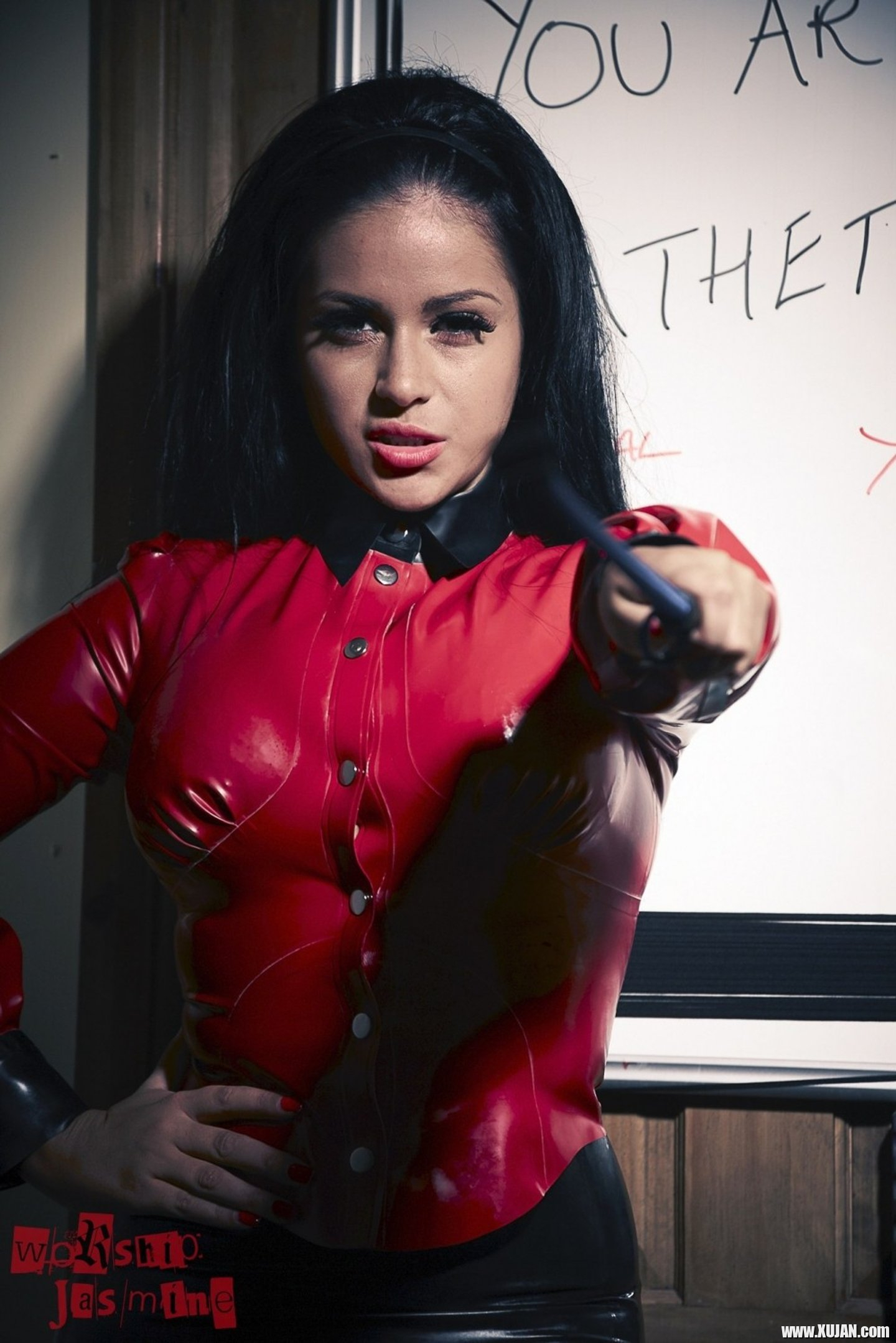 Fetish Model Worship Jasmine playing with a Whip - Photo #3510387