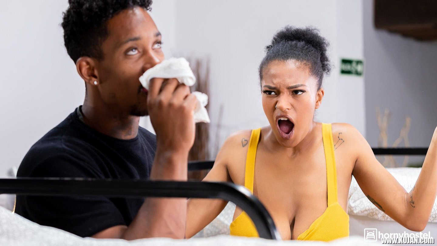 Gorgeous chocolate babe Tina Fire fucks her panty sniffer - Photo #3511231