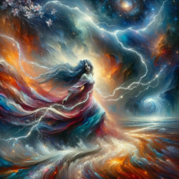 My Art Praising Storm in Paris