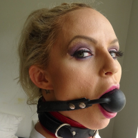 Louise Lee gets gagged stripped and collared tight