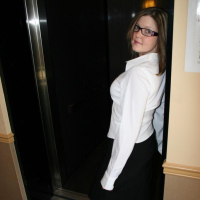 Pictures of teem secretary Madison Summers flashing you on the elevator