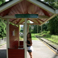 Pictures of teen girl Madison Summers flashing at a train station