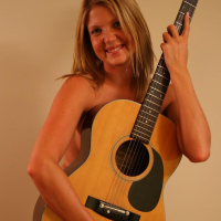 Pictures of teen star Madison Summers making some tunes in the nude