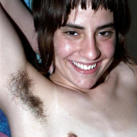 Rebecca black hair small tits and hairy armpits