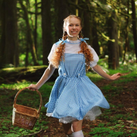 Hot redhead Dolly Little dresses up as Dorthy