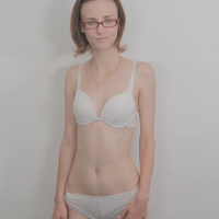 Skinny babe in sexy glasses Jay Taylor revealing her tiny tits