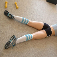 Pictures of a hot busty peach Nikki doing her exercises