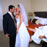 Busty bride Alanah Rae gets shagged hardcore and drenched in hot cum