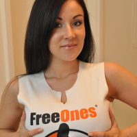 Sweet Krissy showing cute Ass and Tits in Freeones Gear