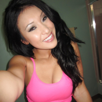 Asian beauty Jayden Lee taking nude self shots as she undresses
