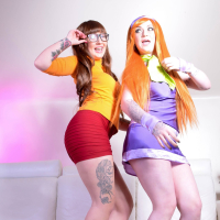 Harmony Reigns and Bestie as Daphne and Velma