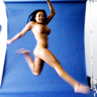 Pornstar Audrey Bitoni in a nude photo shoot