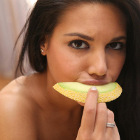 Hot teen Apolonia offers you a tasty snack
