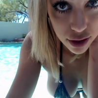 Briana Lee has some horny fun in the pool