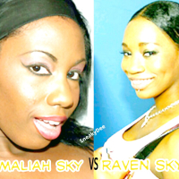 Raven Sky vs Maliah Sky Sibling Rivalry Sneaky Dee