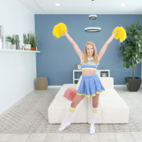 Wild cock hungry cheerleader Madison Summers gets fucked and creampied
