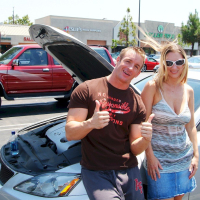 Sexy Devon Lee pays for her car repair with her pussy