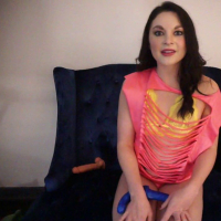 Horny Petra Blair on her webcam using a vibrator