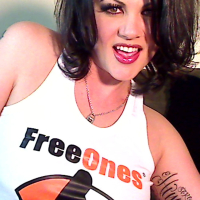 Hot Jezebelle Bond poses sexy in FreeOnes Gear