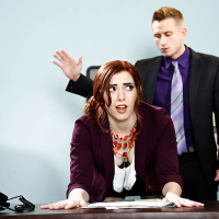 Ember Stone gets nailed by her boss on his desk