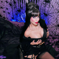 Busty Shanda Fay showing She has Tits like Elvira