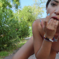 Sexy Frida Sante got picked up and banged outdoors