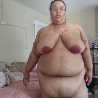 Humiliated SSBBW Slut Jessica Jones colors in huge areolas