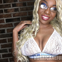 Hot blonde babe Hurricane Fury unveils her big boobs