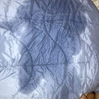 My squirt soaked blanket evidence I need huge cock