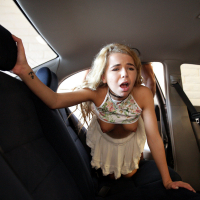 Alina West fucked in the Backseat