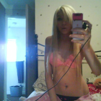 Pictures of a gorgeous blonde alternative gf taking pics of herself