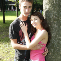 Stacy Snake meets Boyfriend in a Park to have Sex