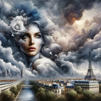 My Art Praising Storm in Paris