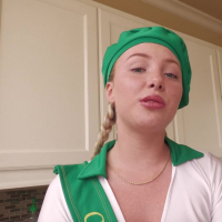 Pigtailed girl scout Dixie Lynn gets your huge load on her perky tits