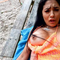 Kinky latina Serena Santos gets down and dirty with her stepbro