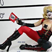 Kayla Kiss Dressed as Harley Quinn