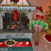 Sabrina Sins has been a very naughty elf and Santa needs to punish her