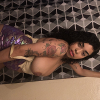 Amazing babe Soy Kaylinda puts her tattooed body on display