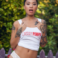 Honey Gold is a young Asian porn actress with firstclass body and tattoos