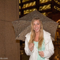 Hot college girl Kendra Sunderland shows you Portland at night