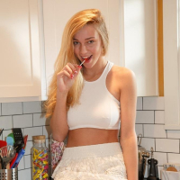 College teen Kendra Sunderland shows you her perfect double Ds
