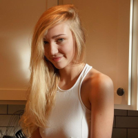 College teen Kendra Sunderland shows you her perfect double Ds